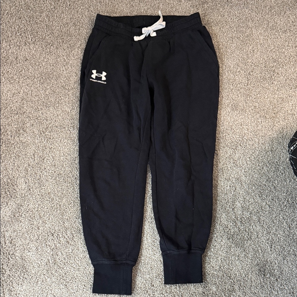 Under Armour Women’s Black Joggers with Logo